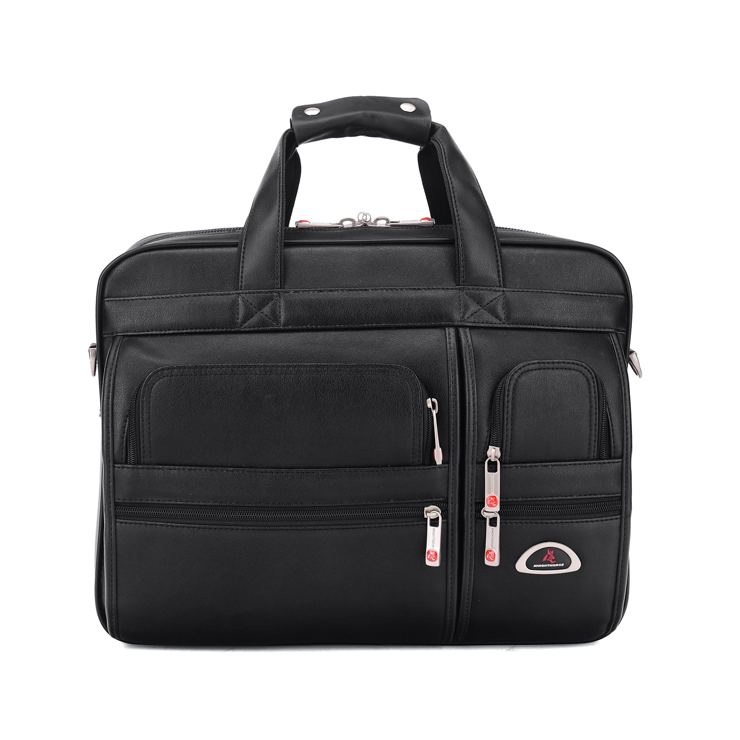 1714A-02 PU dual soft grab handles laptop bag